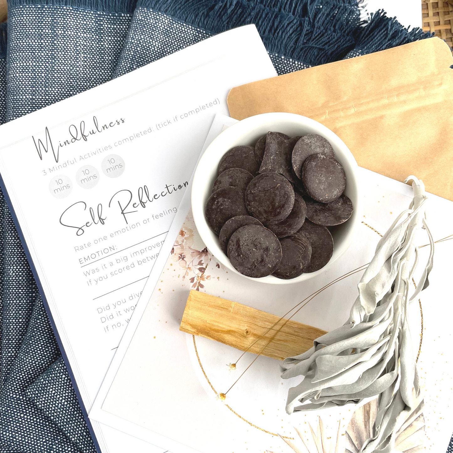 Circle Sister Cacao + Gratitude Journal + Palo Santo Kit